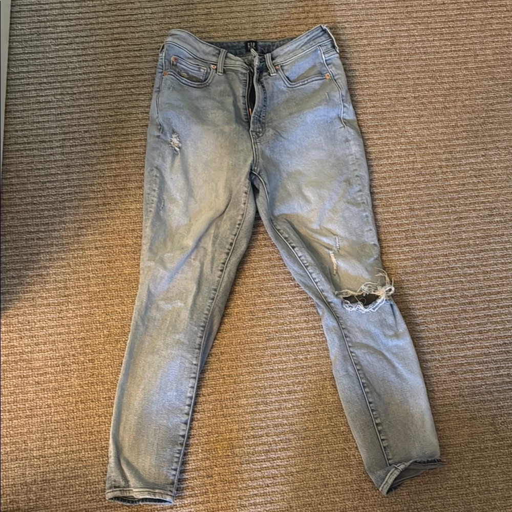 Light blue GAP Skinny Jeans with Distressed Details
